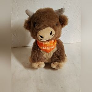 Bob Evans Farm Cow Bull Plush Chelsea Teddy Bear Company 7 1/2"